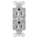 Pass And Seymour PlugTail Tamper-Resistant Plug Load Duplex 15A125V Dual Control Gray (PTTR5262CDGRY)