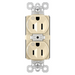 Pass And Seymour PlugTail Tamper-Resistant Plug Load Duplex 15A125V Dual Control Ivory (PTTR5262CDI)