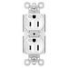 Pass And Seymour PlugTail Tamper-Resistant Plug Load Duplex 15A125V Dual Control White (PTTR5262CDW)