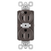 Pass And Seymour PlugTail Tamper-Resistant Plug Load Duplex 15A125V Half Control Brown (PTTR5262SCCH)