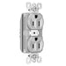 Pass And Seymour PlugTail Tamper-Resistant Plug Load Duplex 15A125V Half Control Gray (PTTR5262SCCHGRY)