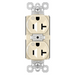 Pass And Seymour PlugTail Tamper-Resistant Plug Load Duplex 20A 125V Dual Control Light Almond (PTTR5362CDLA)