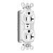 Pass And Seymour PlugTail Tamper-Resistant Plug Load Duplex 20A 125V Half Control White (PTTR5362SCCHW)