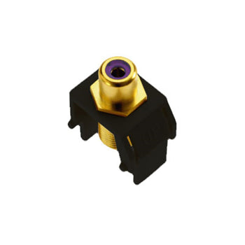 Pass And Seymour Purple RCA To F-Connector Black M20 (WP3466BK)