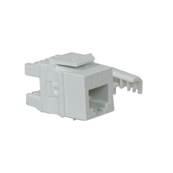 Pass And Seymour Quick/Click RJ-25 6-Position 6 Conduit Telephone Insert White (WP3473WH)