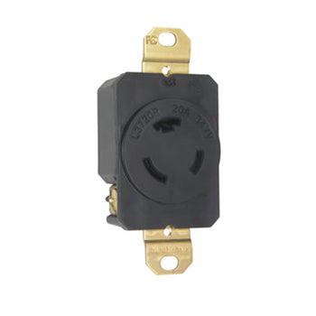 Pass And Seymour Receptacle Single 20A 347V Turnlok (L3720R)