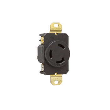 Pass And Seymour Receptacle Single 30A 125/250V Turnlok Ground (3330G)