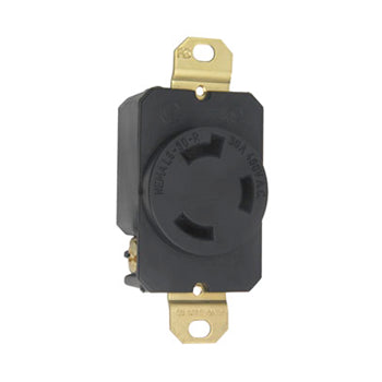 Pass And Seymour Receptacle Single 3W 30A 480V Turnlok (L830R)