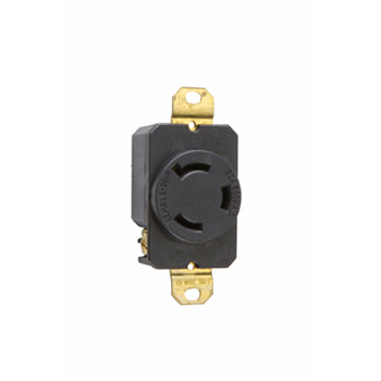 Pass And Seymour Receptacle Single 3W 30A 600V Turnlok (L930R)