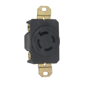 Pass And Seymour Receptacle Single 4W 20A 277/480V Turnlok (L1920R)