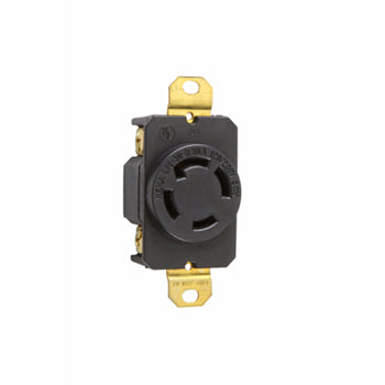 Pass And Seymour Receptacle Single 4W30A120/208V Turnlok (L1830R)