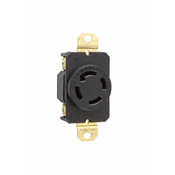 Pass And Seymour Receptacle Single 4W 30A 277/480V Turnlok (L1930R)