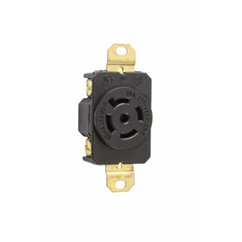 Pass And Seymour Receptacle Single 5W 20A 277/480V Turnlok (L2220R)