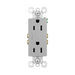 Pass And Seymour Radiant 15A/125V Decorator Duplex Receptacle Gray (885GRY)