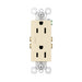 Pass And Seymour Radiant 15A/125V Duplex Receptacle Ivory (885LA)