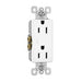 Pass And Seymour Radiant 15A/125V Duplex Receptacle Self-Grounding Light Almond (885SW)