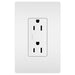 Pass And Seymour Radiant 15A/125V Duplex Receptacle Self-Grounding White (885W)