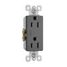 Pass And Seymour Radiant 15A/125V Duplex Receptacle White (885BK)