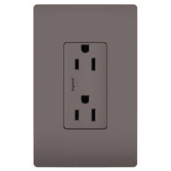 Pass And Seymour Radiant 15A/125V Tamper-Resistant Duplex Receptacle Brown (885TR)