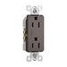 Pass And Seymour Radiant 15A/125V Tamper-Resistant Duplex Receptacle Brown (885TR)