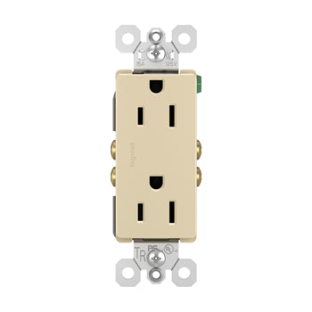 Pass And Seymour Radiant 15A/125V Tamper-Resistant Duplex Receptacle Light Almond (885TRSI)