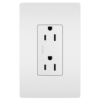 Pass And Seymour Radiant 15A/125V Tamper-Resistant Duplex Receptacle White (885TRW)