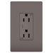 Pass And Seymour Radiant 15A/125V Weather-Resistant Duplex Receptacle Brown (885TRWR)