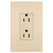 Pass And Seymour Radiant 15A/125V Weather-Resistant Duplex Receptacle Ivory (885TRWRI)