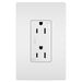 Pass And Seymour Radiant 15A/125V Weather-Resistant Duplex Receptacle White (885TRWRW)