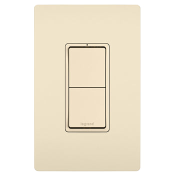 Pass And Seymour Radiant 2 Switch Single-Pole And Single-Pole Light Almond (RCD11LA)