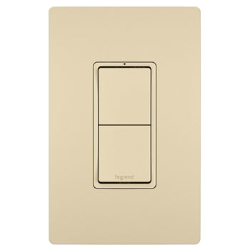 Pass And Seymour Radiant 2 Switch Single-Pole And Single-Pole Ivory (RCD11I)
