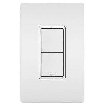 Pass And Seymour Radiant 2 Switch Single-Pole And Single-Pole White (RCD11W)
