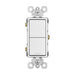 Pass And Seymour Radiant 2 Switch Single-Pole And Single-Pole White (RCD11W)