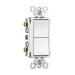 Pass And Seymour Radiant 2 Switch Single-Pole And Single-Pole White (RCD11W)