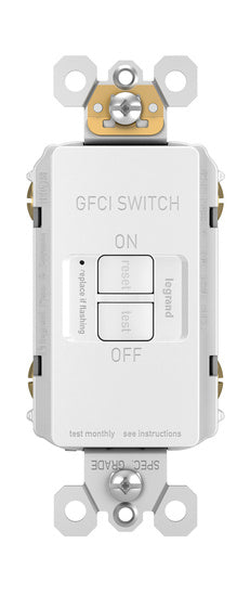 Pass And Seymour Radiant 20A Dead Front GFCI White (2087WCCD4)