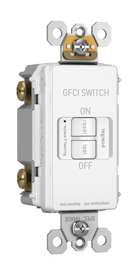 Pass And Seymour Radiant 20A Dead Front GFCI White (2087WCCD4)