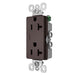Pass And Seymour Radiant 20A Tamper-Resistant Duplex Receptacle Dark Brown (TR26352RDBCC6)
