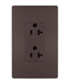 Pass And Seymour Radiant 20A Tamper-Resistant Duplex Receptacle Dark Brown (TR26352RDBCC6)