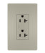 Pass And Seymour Radiant 20A Tamper-Resistant Duplex Receptacle Nickel (TR26352RNICC6)