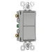 Pass And Seymour Radiant 3 Switch Single Pole/3-Way And Single-Pole And Single-Pole Gray (RCD113GRY)