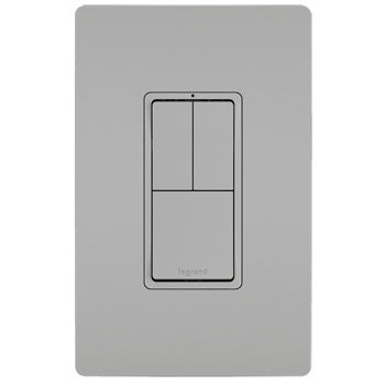 Pass And Seymour Radiant 3 Switch Single Pole/3-Way And Single-Pole And Single-Pole Gray (RCD113GRY)