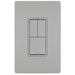 Pass And Seymour Radiant 3 Switch Single Pole/3-Way And Single-Pole And Single-Pole Gray (RCD113GRY)