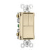 Pass And Seymour Radiant 3 Switch Single Pole/3-Way And Single-Pole And Single-Pole Ivory (RCD113I)
