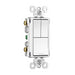 Pass And Seymour Radiant 3 Switch Single Pole/3-Way And Single-Pole And Single-Pole White (RCD113W)