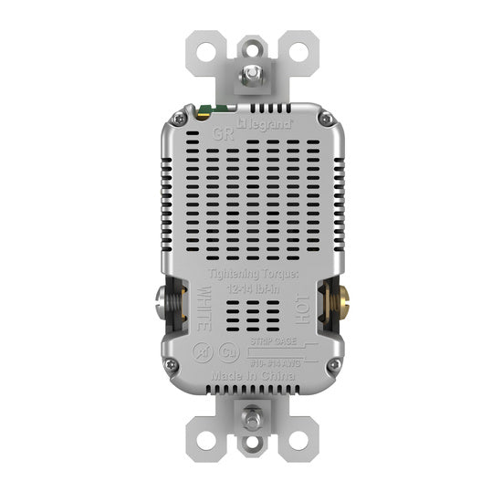 Pass And Seymour Radiant 3.1 Hybrid A/C USB And 15A Duplex Black (R26USBACBK)