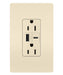 Pass And Seymour Radiant 3.1 Hybrid A/C USB And 15A Duplex Light Almond (R26USBACLA)