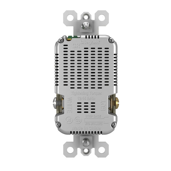Pass And Seymour Radiant 3.1 Hybrid A/C USB And 15A Duplex Nickel (R26USBACNICCV4)