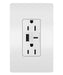 Pass And Seymour Radiant 3.1 Hybrid A/C USB And 15A Duplex White (R26USBACW)