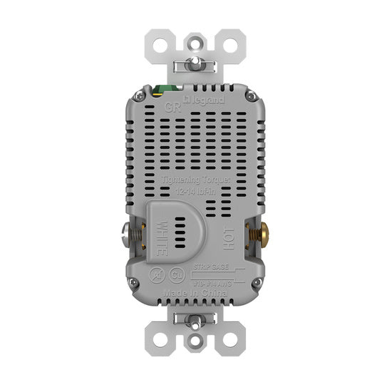 Pass And Seymour Radiant 30W Power Delivery USB And Duplex 15A Gray (R26USBPDGRY)