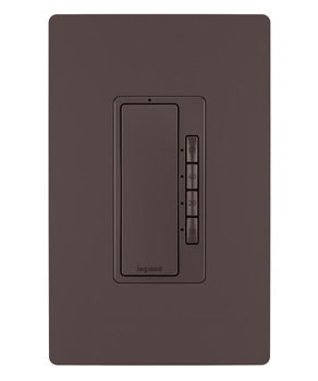 Pass And Seymour Radiant 4-Button Timer 120VAC 1/6 HP Dark Brown (RT2DBCCV4)